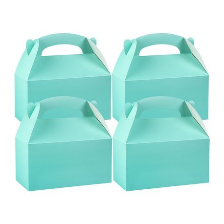 GABLE/ LUNCH BOX COMPOSTABLE 9-1/2x5" PAPER TURQUOISE 25/cs