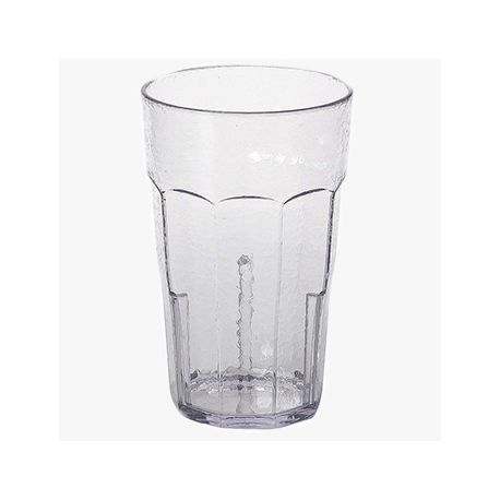 TUMBLER 22oz LAGUNA HAMMERED 5"h SAN CLEAR 36ea/cs
