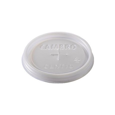 Cambro CLJ6190 Disposable Translucent Lid with Straw Slot, Fits Tumbler #500P, 500P2 & Lido