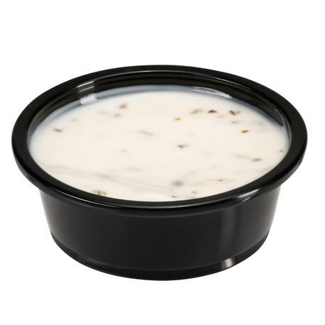 PORTION CUP 1-1/2oz 3/4"h POLYPRO BLACK 2000/cs