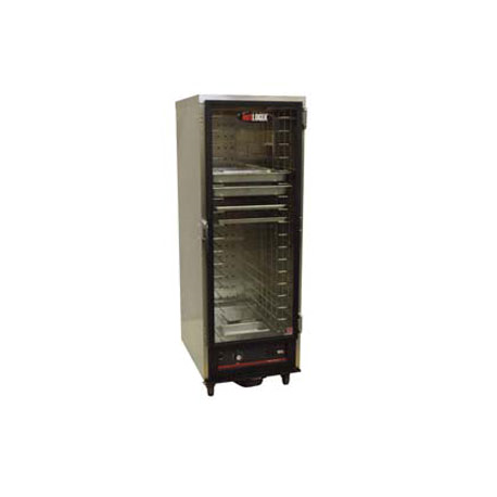Carter-Hoffmann HL1-14 hotLOGIX Holding Cabinet,-HL1 Series, 3/4 height, bottom mounted forced air heating system, mechanical controls, 3" fixed wire