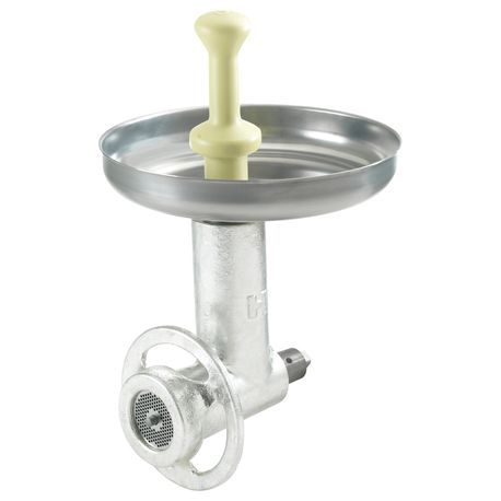 Hobart 12TIN-C/EPAN Meat Grinder for #12 attachment hub; complete unit includes the tin plated cast iron chop cylinder, auger, & adjusting ring; 12