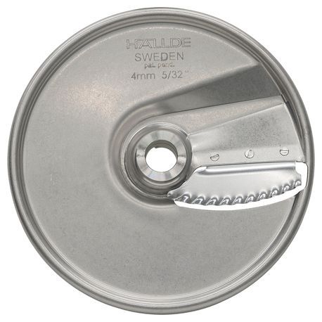 Hobart SLICER-5/32CR-SS 5/32" Crimping Slicing Plate (4mm), stainless steel knife, plate, hub & drive pin, replaceable knives