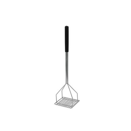 POTATO MASHER 5-1/4" 24"l SQ CHROME/ NICKEL PLATED 12ea/cs