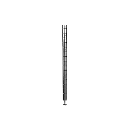 Eagle P74-VG-X Post, stationary, 74"H, grooved in 1" increments, includes post cap & leveling bolt, Valu-Gard green epoxy finish, NSF