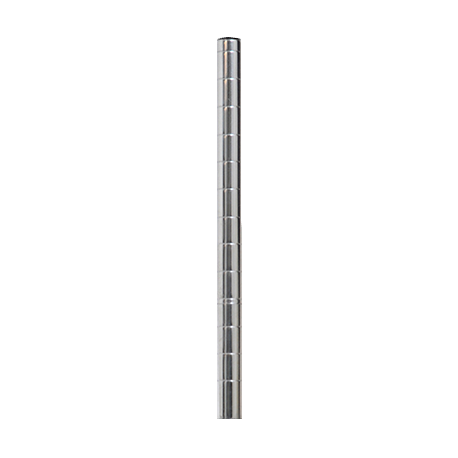 Eagle CP74-Z-X Caster Post, 74"H, grooved in 1" increments, EAGLEbrite zinc finish, NSF
