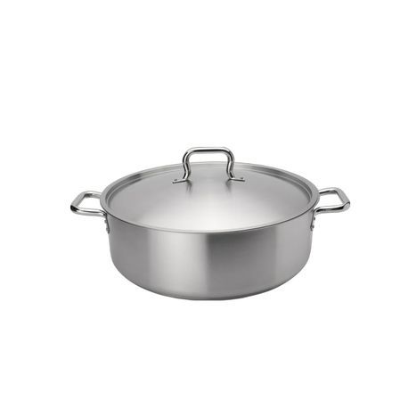 BRAZIER 20qt INDUCTION S/S W/ COVER 2ea/cs MOQ=1ea