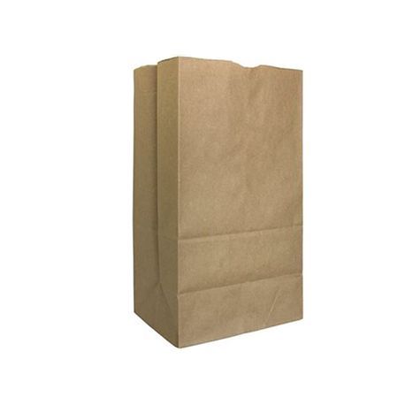 BAG PAPER BROWN H.D. SQUAT 20LB 8.25X5.31X16.13 (400)
