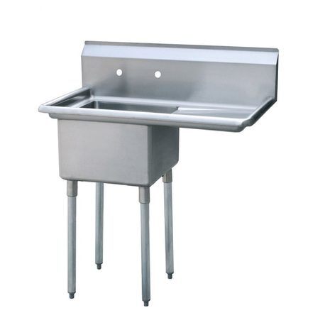 Atosa Mrsa 1 R Mixrite Compartment Sink 39 W Atosa Mrsa 1 R Mixrite Compartment Sink