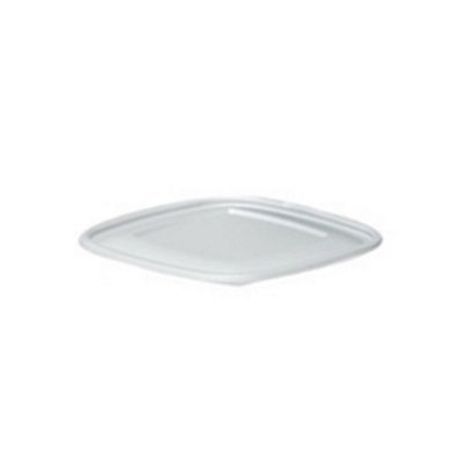 LID FLAT F/24 32 48oz SQ BOWL PET 7.6"SQ .4"h CLEAR 300/cs