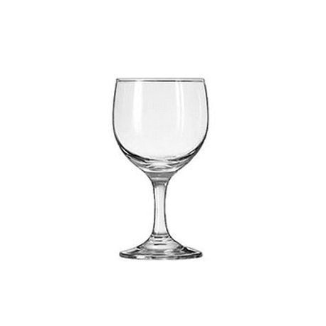 EMBASSY ROUND WINE 8-1/2oz GLASS 5-5/8"h 24ea/cs