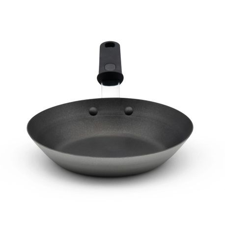 8 -inch carbon steel induction fry pan with SteelCoat x3 nonstick coating and TriVent silicone handle, Vollrath 59900