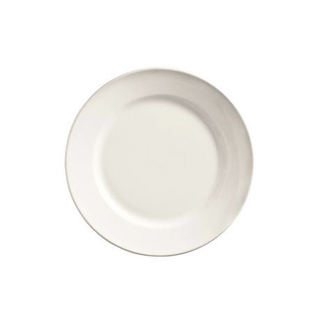 PORCELANA PLATE 9"dia RE WIDE RIM BRIGHT WHITE 24ea/cs