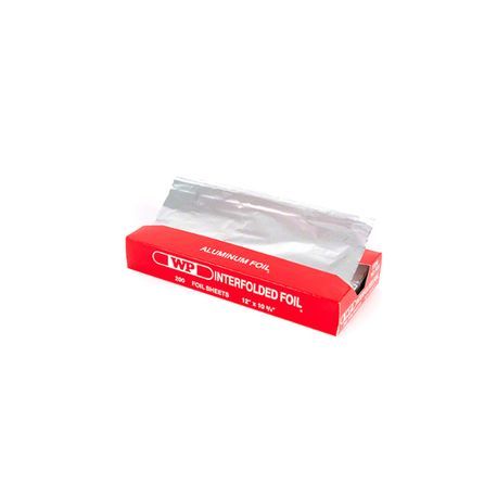 FOIL POP-UP SHEETS 12x10-3/4" SILVER 13mic 200/bx 12bx/cs