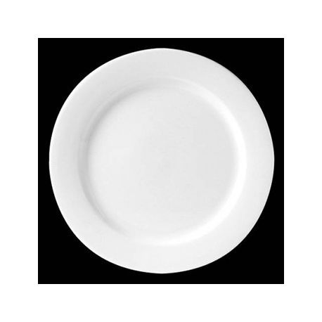 MONACO VOGUE FLAT RIM PLATE 6-1/4"dia ALUMINA-VIT 3dz/cs