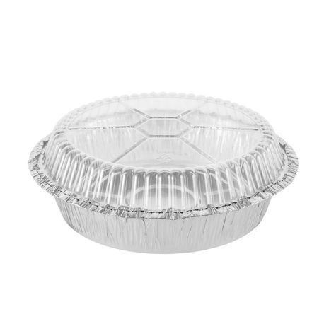 DOME LID F/ 7"dia TAKEOUT PAN 7"dia 1"h PET CLEAR 100/cs