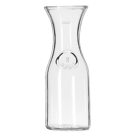 DECANTER WINE 19-1/4oz TO RIM GLASS 8-3/8"h 12ea/cs