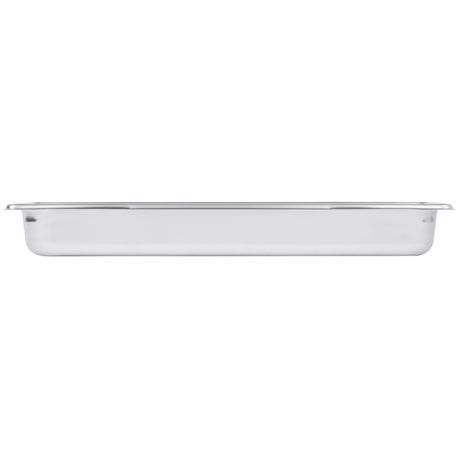 Half-long-size 2 -inch-deep Super Pan 3 stainless steel steam table pan, Vollrath 90522