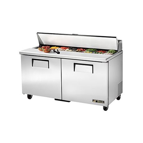 SANDWICH UNIT 60" 16-PAN TOP TWO SEC TRUE