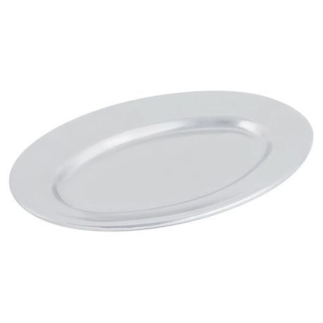 SIZZLE PLATTER 8X11.5 OVAL ALUM