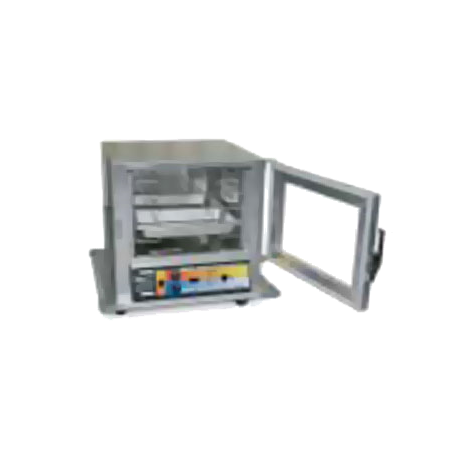 Eagle HCHNLSI-RC2.25 Panco Heated Holding Cabinet, narrow, half-size, (8) sets wire universal slides, 2-1/4" OC, digital temperature control with