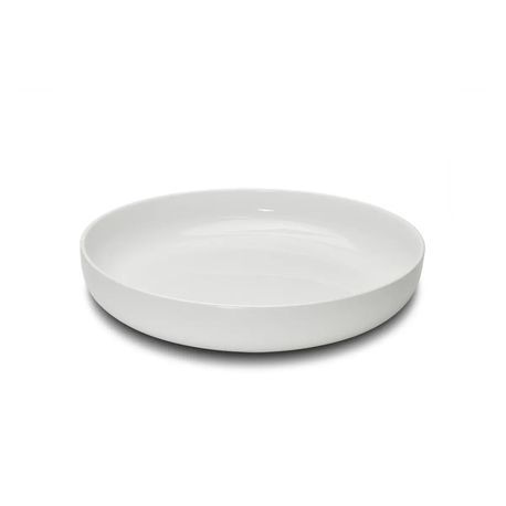 Klassik Tray, 13-3/4" diameter x 2-1/2" height, 152 ounce capacity, white, 1 each (1 ea/cs), Figgjo 1711HH000