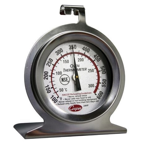 THERMOMETER OVEN HACCP 2" DIAL COLORED ZONE 100/600F 6EA/CS