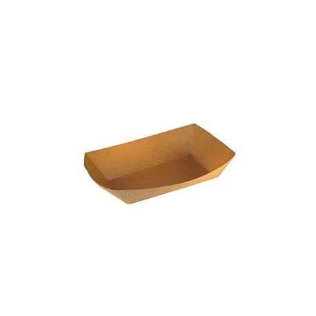 FOOD TRAY #500 PAPER 5lb KRAFT NATURAL 500/cs