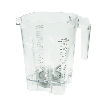Allpoints 222-1340 Blender Container Assembly, 48 oz. capacity