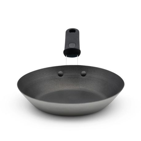 INDUCTION COOKING Fry Pan, 9 3/8" Carbon Steel with SteelCoat x3 non-stick coating, Made in USA, Vollrath 59910
