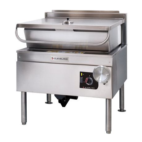 Cleveland Range SGL40TR gas floor steamer, 40 pan capacity, right hinge