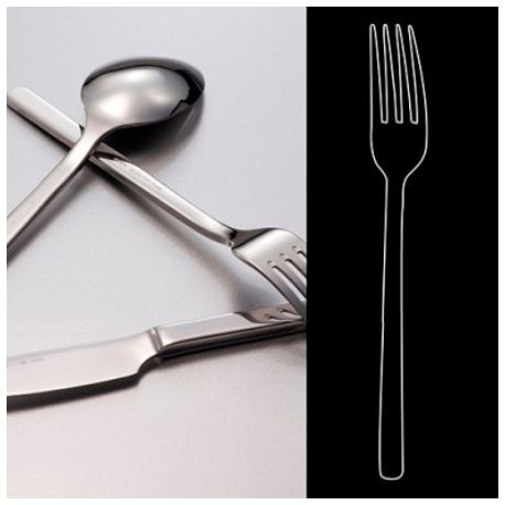 SILHOUETTE FORK DESSERT 7.25" 18/10 1DZ/CS