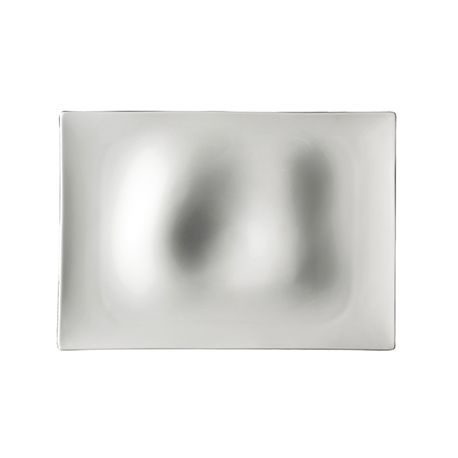 Crucial Detail 6315P1201 Landscape Mounds Plate, 11-1/2" length x 8-1/8" width, porcelain, case of 6, Steelite 6315P1201