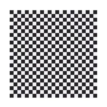 BASKET LINER PAPER 12x12" BLACK & WHITE CHECK 2000/cs