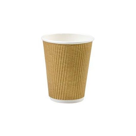 HOT CUP 16oz PAPER NATURAL KRAFT 500/cs