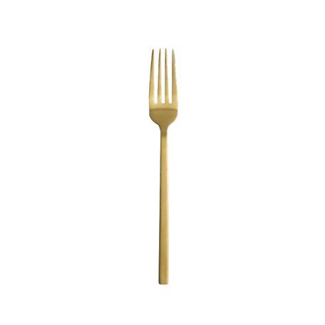 LISSOME DINNER FORK 8 3/16" 18/O S/S BRUSHED GOLD