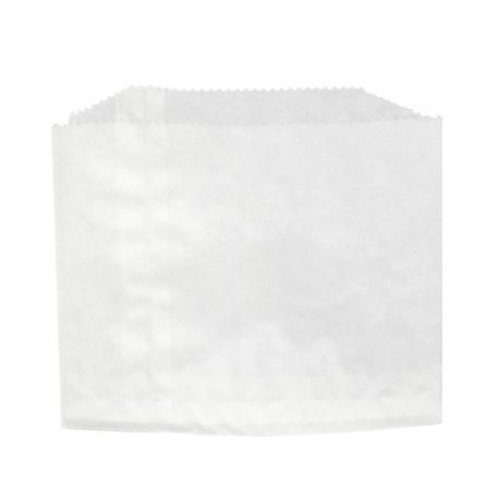FRENCH FRY BAG 4-1/2x4-1/2" GREASE RESISTANT WHITE 2000/cs