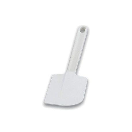 Spatula/Scraper, 13 5/8", white with thermoplastic blade & polypropylene I-beam handle, dishwasher safe, NSF, Made in USA, Vollrath 52013