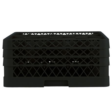 Traex Full-Size Rack Max Compartment Racks with three extenders in Black, Vollrath TR18JJJ-06