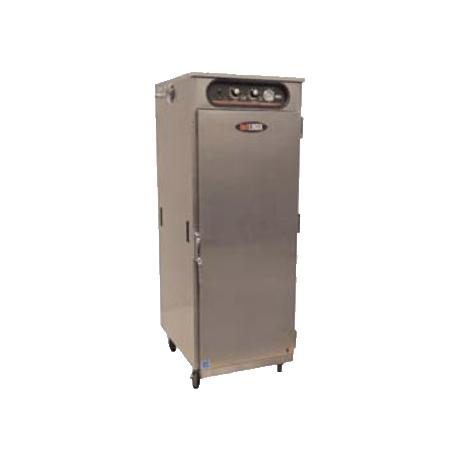 Carter-Hoffmann HL5-8 hotLOGIX Holding Cabinet-HL5 Series, half-height, forced air heating system, mechanical controls, universal pan slides, (8) 18" x