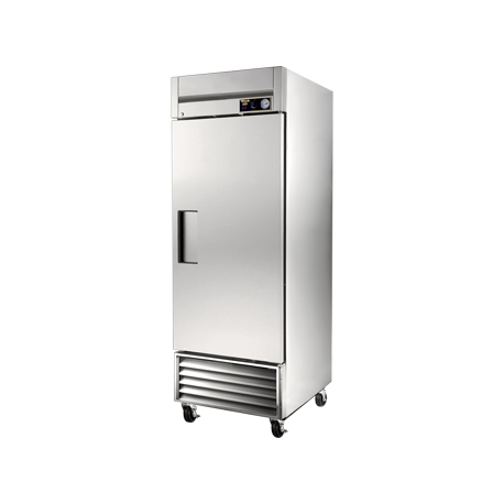 TRUE TH-23 Heated Cabinet, one-section, stainless steel door, stainless steel front, aluminum sides, stainless steel interior, (3) chrome shelves, 4"