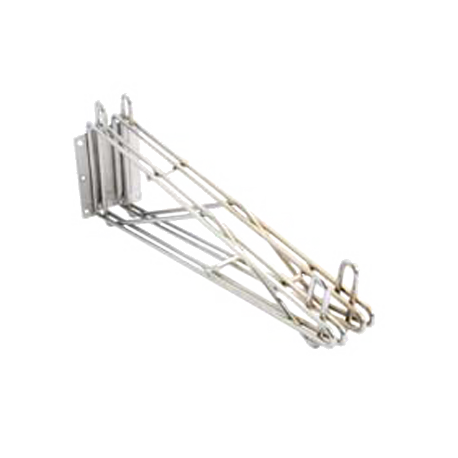 Eagle DWB18-C-X Stationary Wall Mount Bracket, wire, mid unit (Shelf sold separately), for 18"D shelf, includes (1) double shelf support & wall