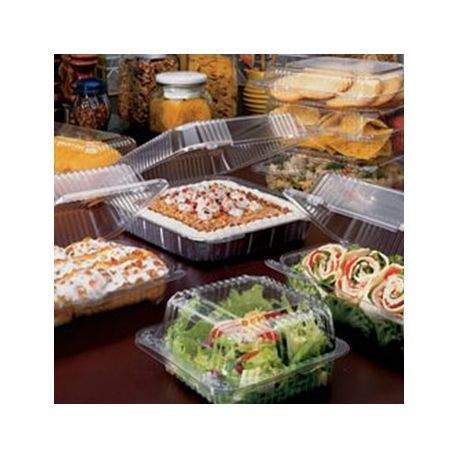 (FD) TAKEOUT HINGED 7x6x2" OBLONG PS CLEAR STAYLOCK 250/cs