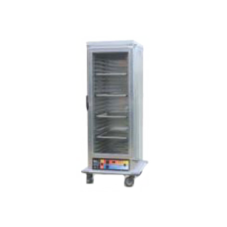 Eagle HCFNLSN-RA2.25 Panco Heated Holding Cabinet, narrow, full-size, (12) sets wire slides, 2-1/4" OC, digital temperature control with LCD