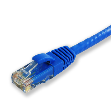 LYNN CAT6 CHOICE SERIES Stranded Unshielded Patch Cable w/Boot - 3FT Blue