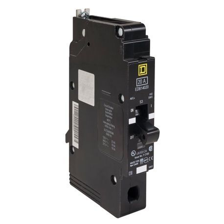 Square D by Schneider Electric EGB16025 Molded Case Circuit Breaker; 347V, 25 Amp, 1 Pole