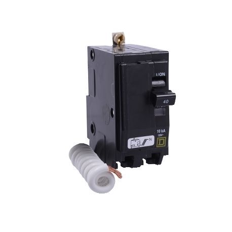 Square D by Schneider Electric QOB240SWN Miniature Circuit Breaker; 120/240V, 40 Amp, 2 Pole
