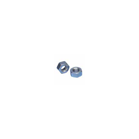 nVent CADDY Hex Nut, Steel, Plain, 5/8" Rod