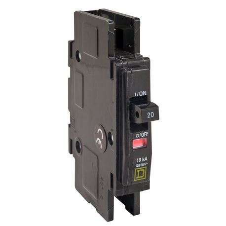 Square D by Schneider Electric QOUR125 Miniature Circuit Breaker; 25 Amp, 1 Pole
