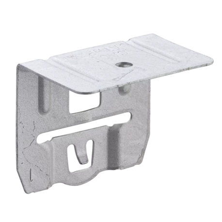 Improved nVent CADDY Cat HP J-Hook Mod Clip with Angle Bracket